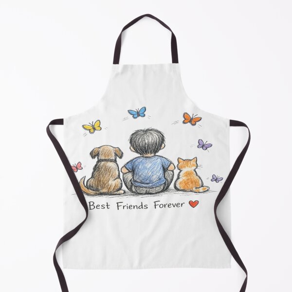 Item preview, Best Friends Forever Kids T-Shirt | Child, Dog & Cat Friendship Design designed and sold by XxZainStylexX.