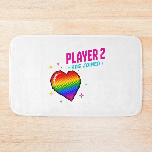 Item preview, Player 2 Has Joined Pixel Heart Gamer Couple designed and sold by chattsuede.