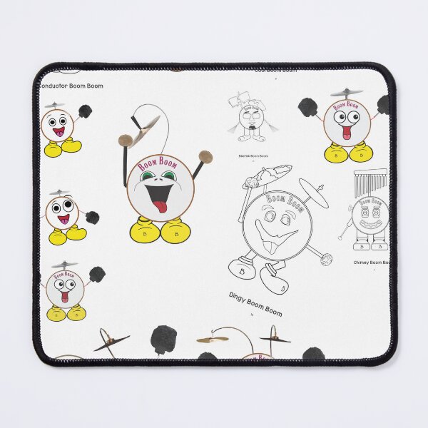 Item preview, Boom Boom the Bass Drum - Multi Character Collage - Michael Welch designed and sold by mwdrum.