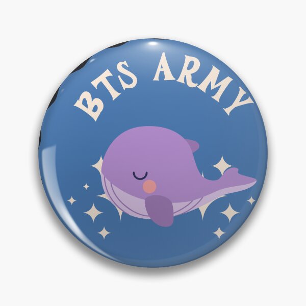 Item preview, BTS army whale bling sparkly designed and sold by Morcawork.