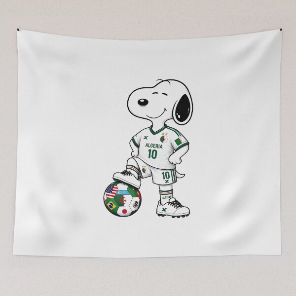 Item preview, WORLD CUP 2026 - Funny Snoopy Algeria Team - Soccer Fans designed and sold by Har-vee.