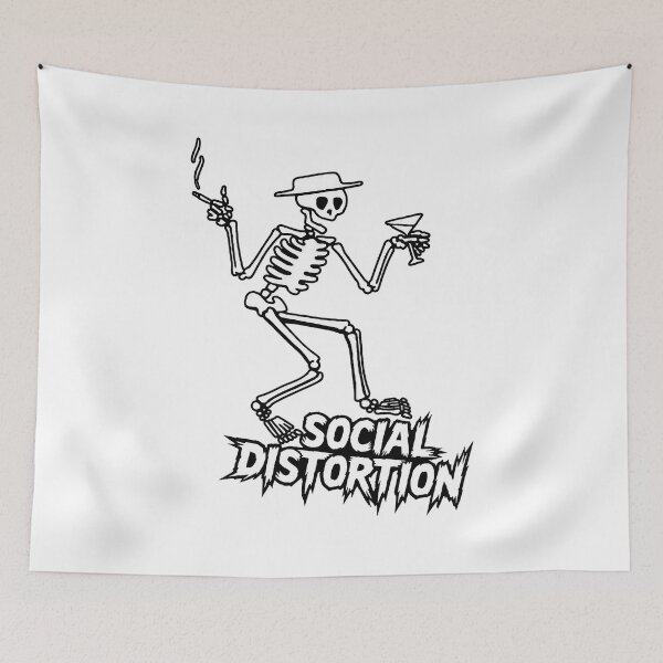 Item preview, Distressed Skeleton With Hat And Drink  designed and sold by TokyoAyashi.