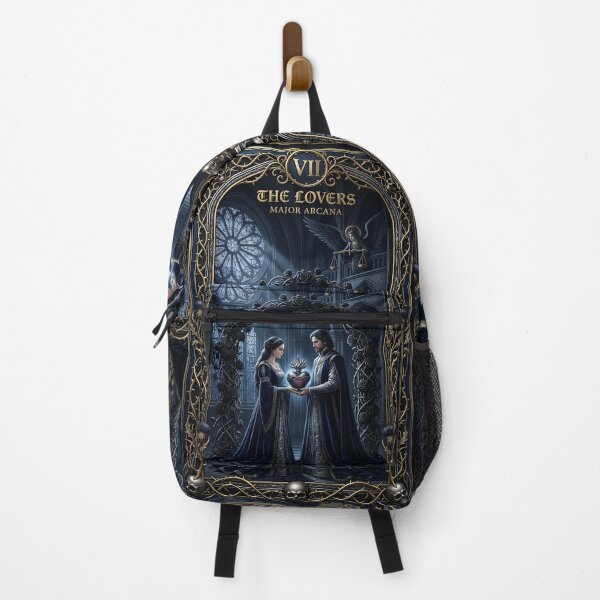 Item preview, The Lovers from Dark Medieval Major Arcana tarot card designed and sold by Studio77-Gothic.