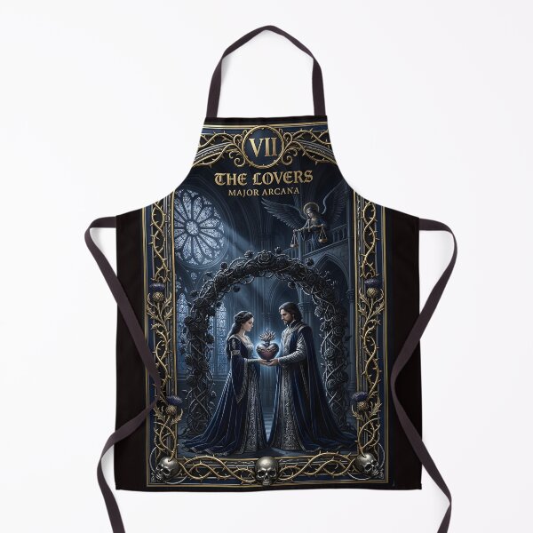 Item preview, The Lovers -Major Arcana tarot card designed and sold by Studio77-Gothic.