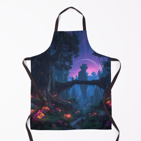 Item preview, Emberroot Floating Forest Alien Fantasy Landscape designed and sold by Luminous Wilds.
