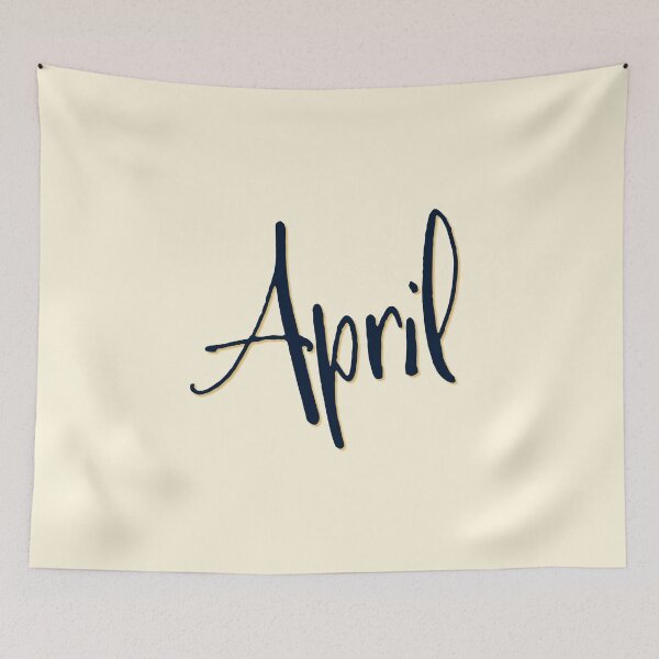 Item preview, APRIL personalized type design designed and sold by CharlottePlaceArt.