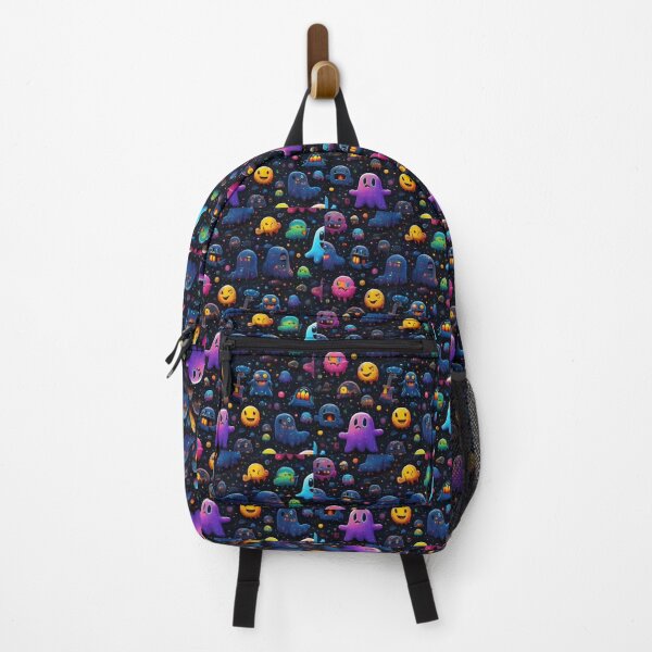 Item preview, Cute Arcade Ghost Pattern Art - Cosmic Retro Gaming Graphic designed and sold by UrbanCanvas 111.