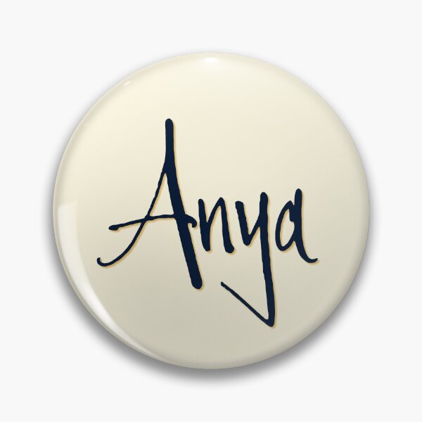 Item preview, ANYA personalized type design designed and sold by CharlottePlaceArt.