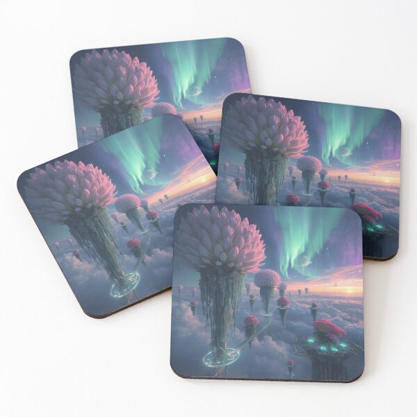 Item preview, Sky Bloom Floating Garden Alien Fantasy Landscape designed and sold by Luminous Wilds.