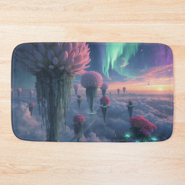 Item preview, Sky Bloom Floating Garden Alien Fantasy Landscape designed and sold by Luminous Wilds.