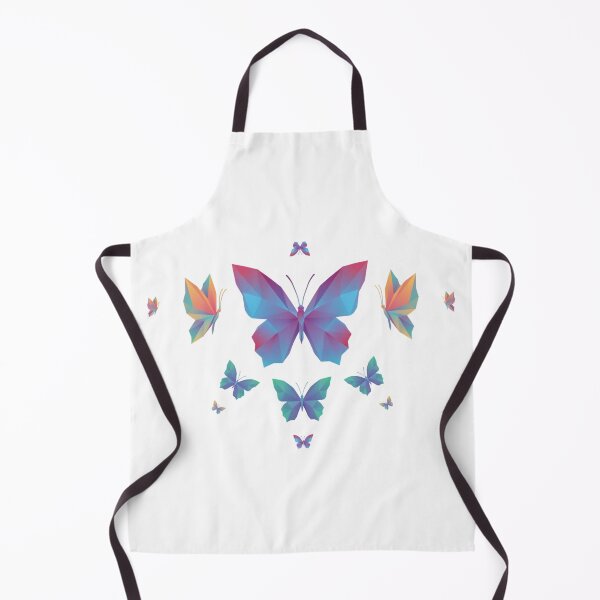 Item preview, Tribal Butterfly - Rainbow Geometric Butterfly – Vibrant Low Poly Butterfly Art designed and sold by ArcticFoxStudio.