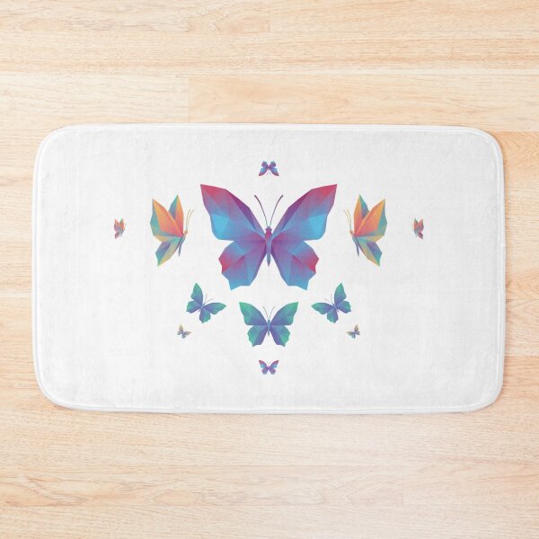 Item preview, Tribal Butterfly - Rainbow Geometric Butterfly – Vibrant Low Poly Butterfly Art designed and sold by ArcticFoxStudio.