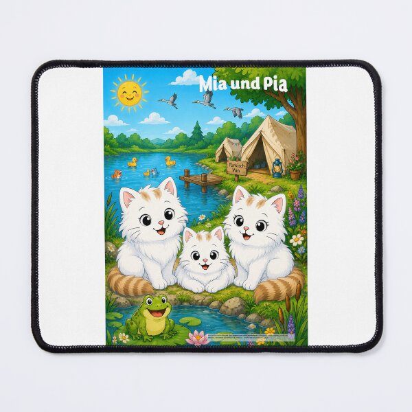 Item preview, Mia and Pia - Coloring fun meets cat knowledge - Adventures to color, learn and marvel at designed and sold by WasserSonneWind.