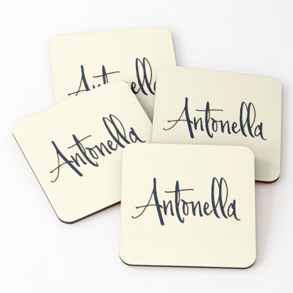 Item preview, ANTONELLA personalized type design designed and sold by CharlottePlaceArt.