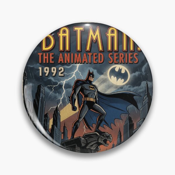 Item preview, Batman The Animated Series (1992) Retro Poster | Vintage Gotham Art Print designed and sold by lavanya11.