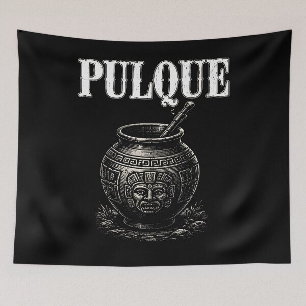Item preview, Pulque Aztec Clay Pot Vintage Mexican Agave Drink designed and sold by Jt41.
