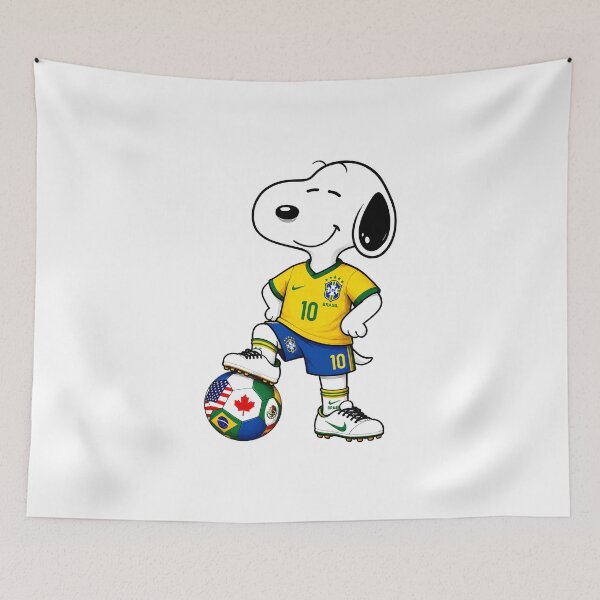 Item preview, WORLD CUP 2026 | Soccer Fans | Funny Snoopy Brazil Team designed and sold by Har-vee.