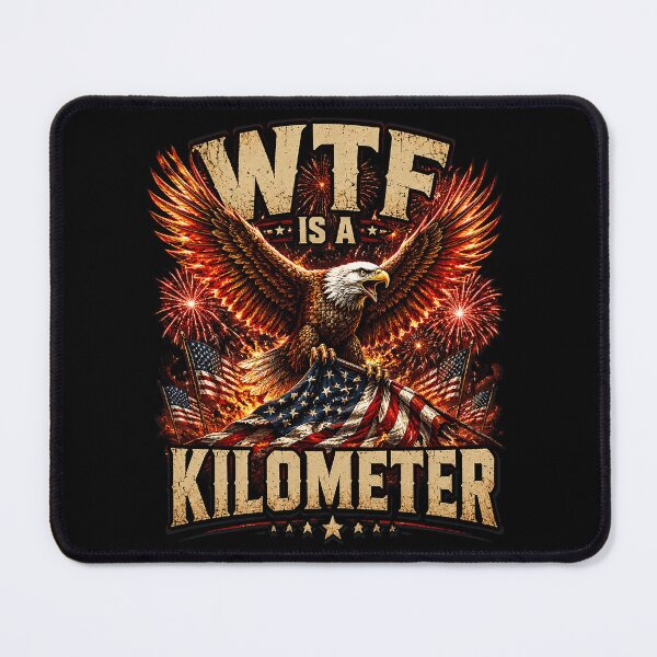 Item preview, 4th of July WTF is Kilometer Funny USA Patriotic designed and sold by OlakunleOloroz.