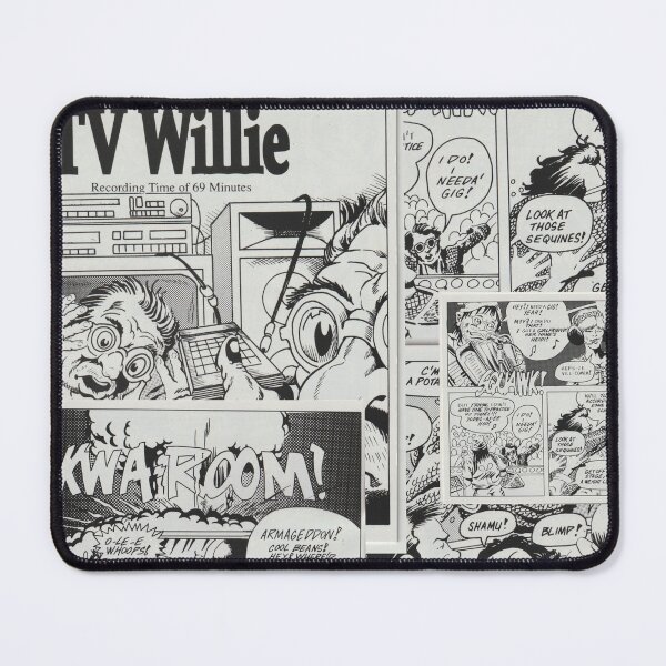 Item preview, TV Willie - Michael Welch musician artist / abstract original collage from TV Willie 1990  designed and sold by mwdrum.