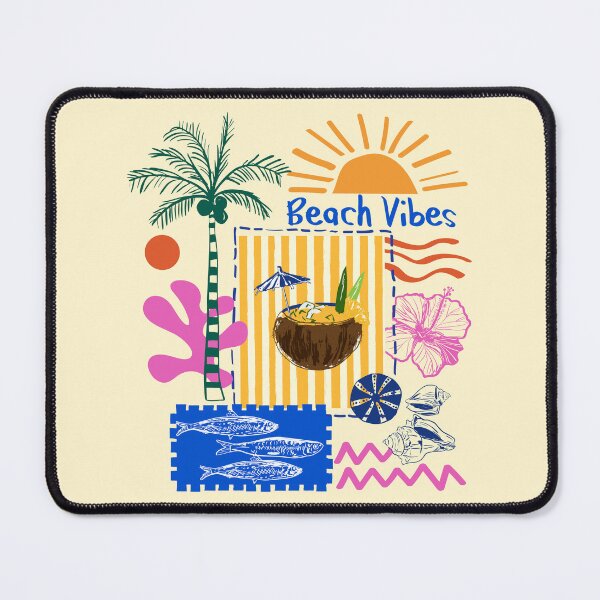 Item preview, Mediterranean Coastal Beach Vibes Summer Patchwork designed and sold by MaiZephyr.