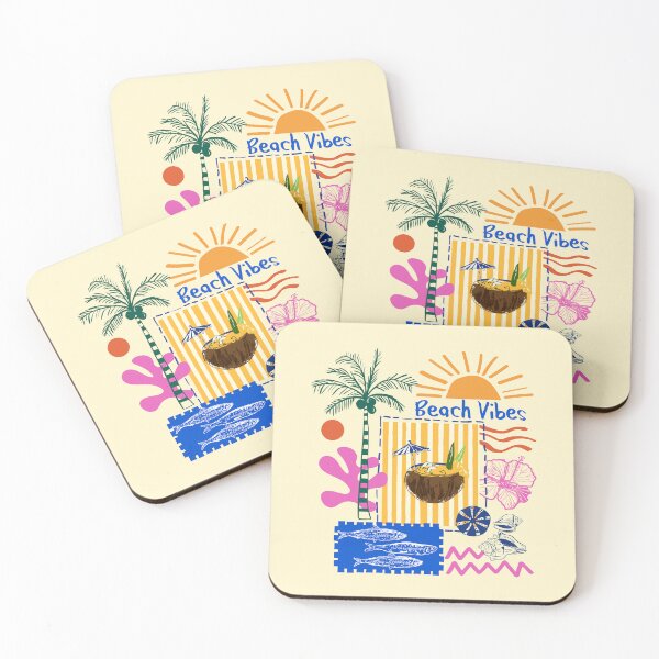 Item preview, Mediterranean Coastal Beach Vibes Summer Patchwork designed and sold by MaiZephyr.