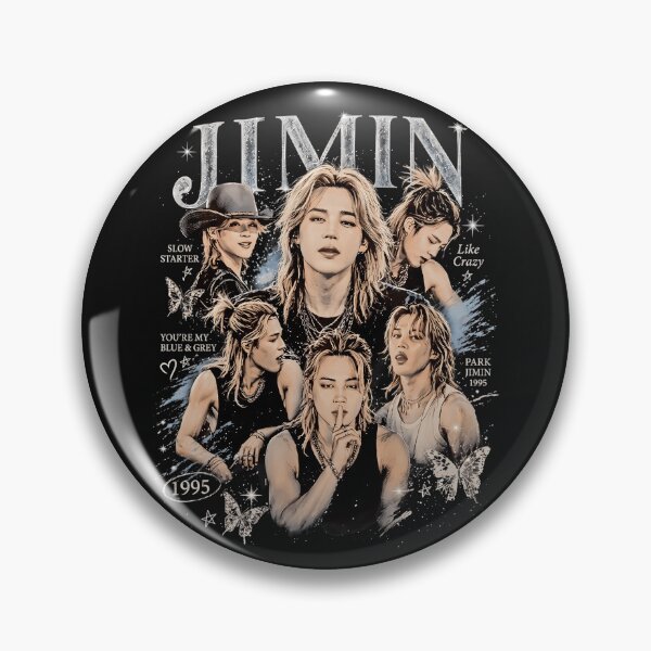 Item preview, Jimin Vintage Collage BTS Kpop Fan Classic T-Shirt designed and sold by MentalPanic.