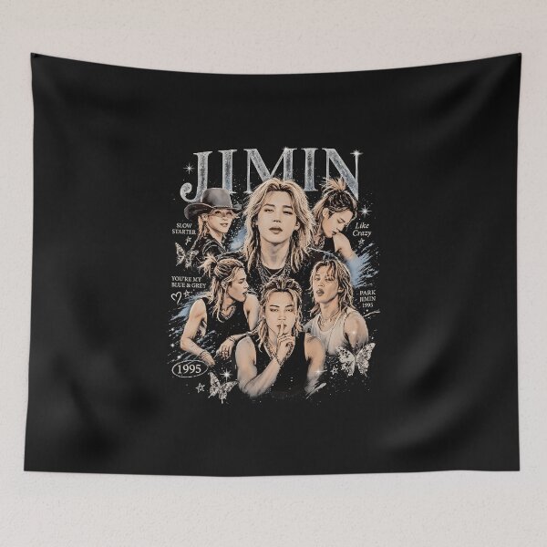 Item preview, Jimin Vintage Collage BTS Kpop Fan Classic T-Shirt designed and sold by MentalPanic.