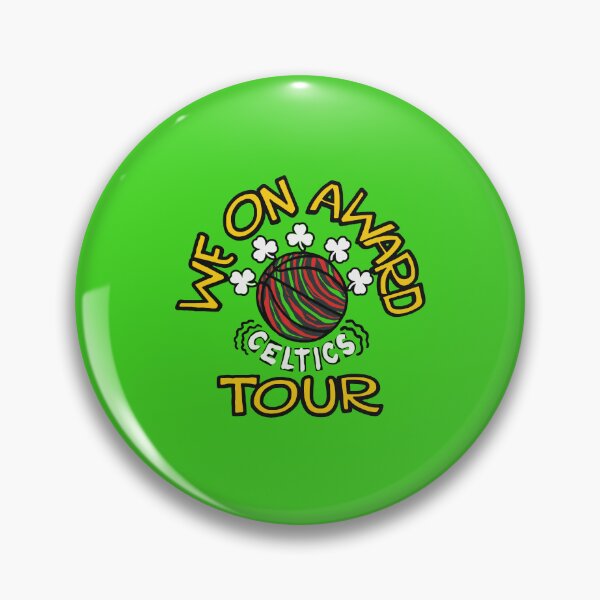 Item preview, Boston Celtics Basketball Tour Typography Fan Art designed and sold by Ivoryze.