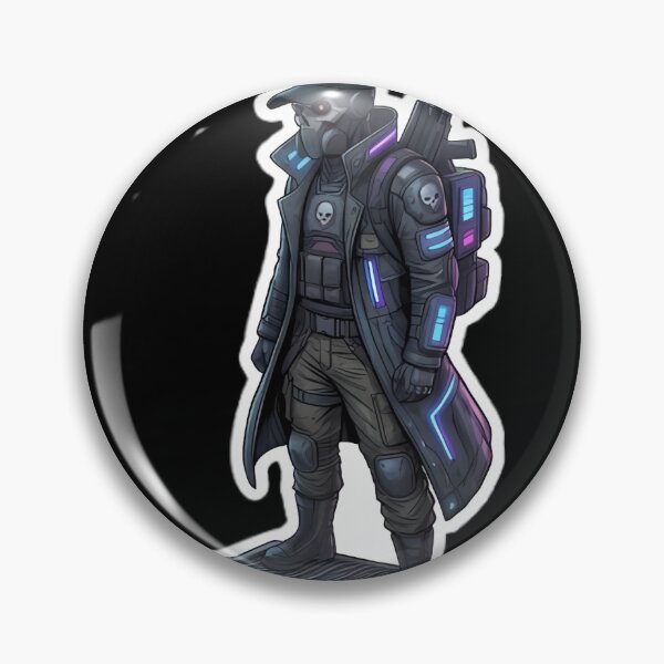 Item preview, Cyberpunk Soldier - Bounty Hunter designed and sold by jmavila.