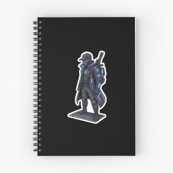 Item preview, Cyberpunk Soldier - Bounty Hunter designed and sold by Mavila Forge.