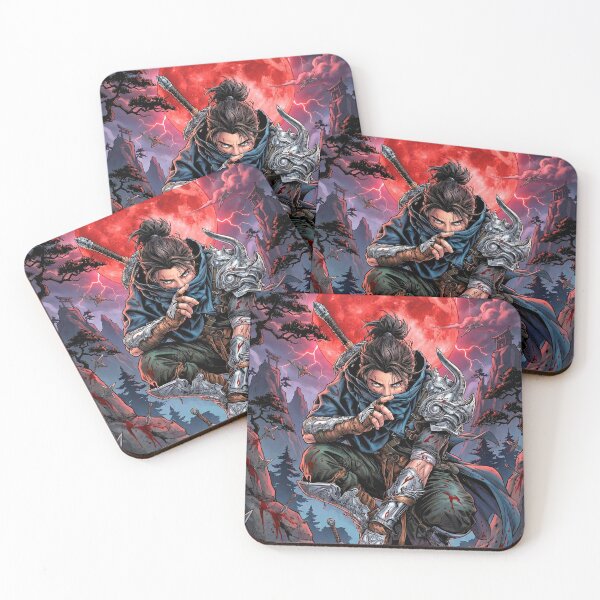 Item preview, Ninja Warrior Under the Red Moon designed and sold by Mistermike248.