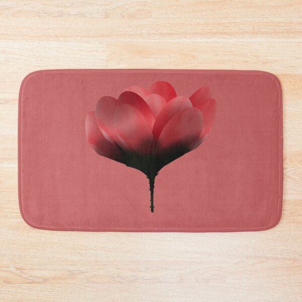 Item preview, Abstract Red and Blue Flower Surreal Floral Art designed and sold by SahmatArt.