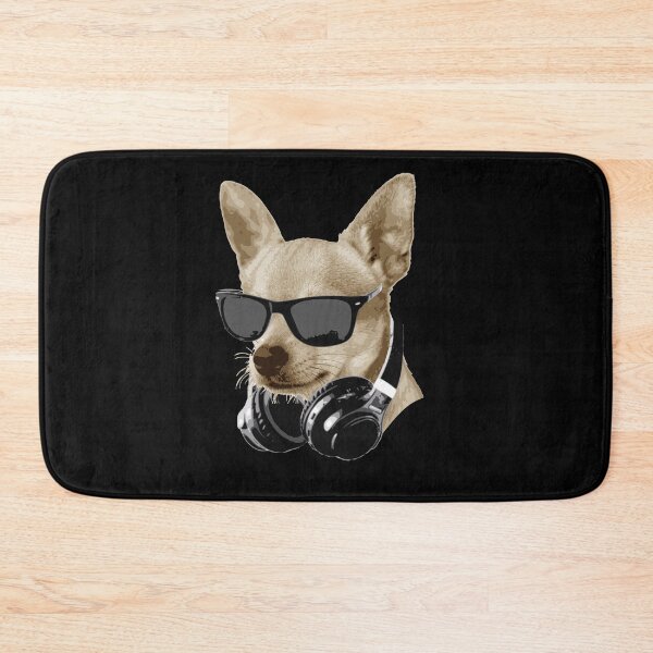 Item preview, Cool Chihuahua Dog with Sunglasses Headphones designed and sold by marke770.