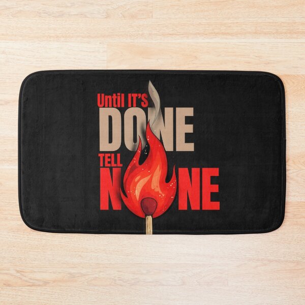 Item preview, Until it's Done - Aesthetic Women's Design designed and sold by Just4Sinners.