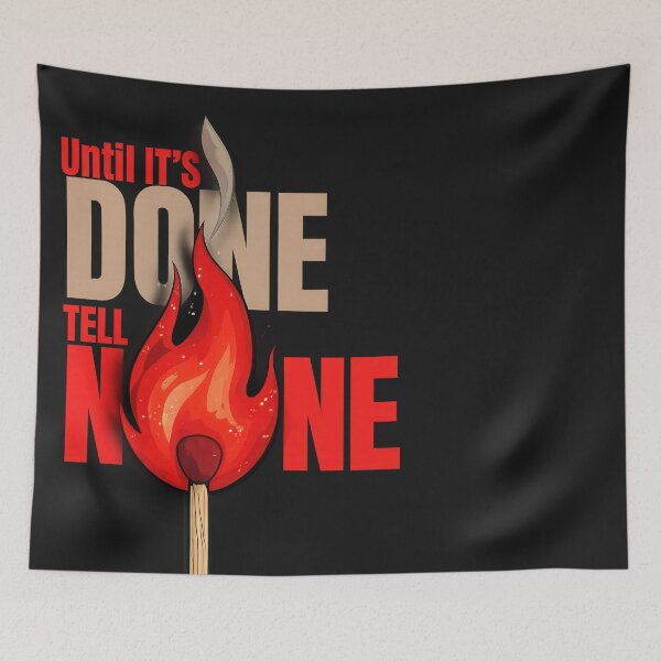 Item preview, Until it's Done - Aesthetic Women's Design designed and sold by Just4Sinners.