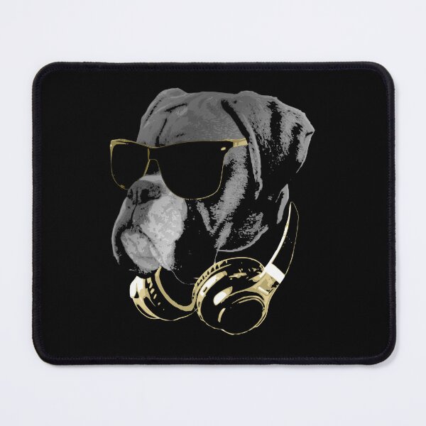 Item preview, Cool Dog Wearing Sunglasses Headphones Design designed and sold by marke770.