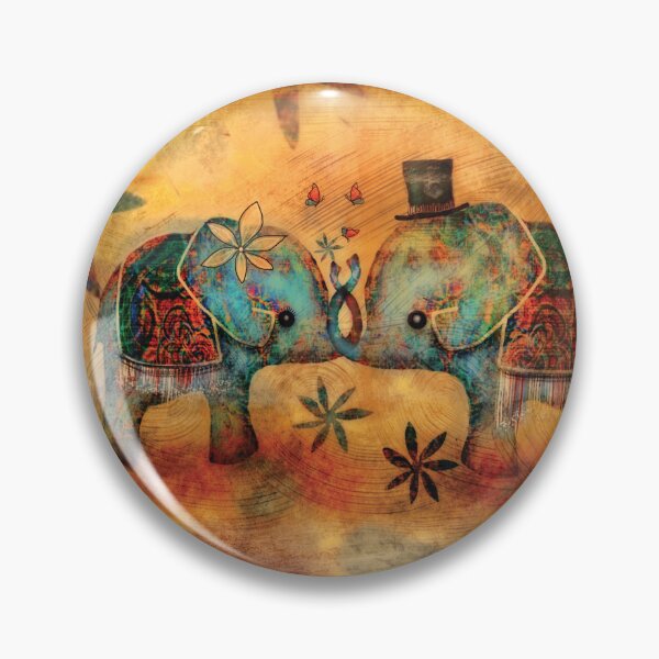Item preview, Rustic Boho Vintage Elephants designed and sold by Karin Taylor.