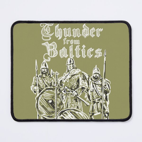 Item preview, Thunder from Baltics - Medieval Baltic Warriors Illustration for Pagan & Alternative Fans designed and sold by JustasVebra.
