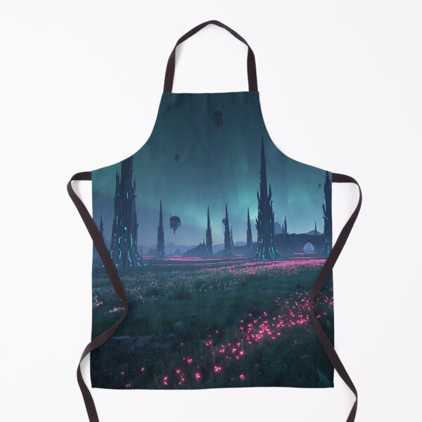 Item preview, Glow Spine Forest Alien Fantasy Plains Landscape designed and sold by Luminous Wilds.