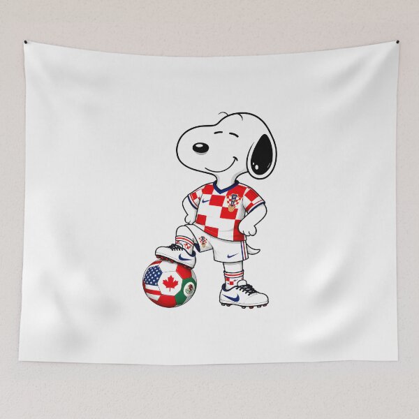 Item preview, WORLD CUP 2026 | Soccer Fans | Funny Snoopy Croatia Team designed and sold by Har-vee.
