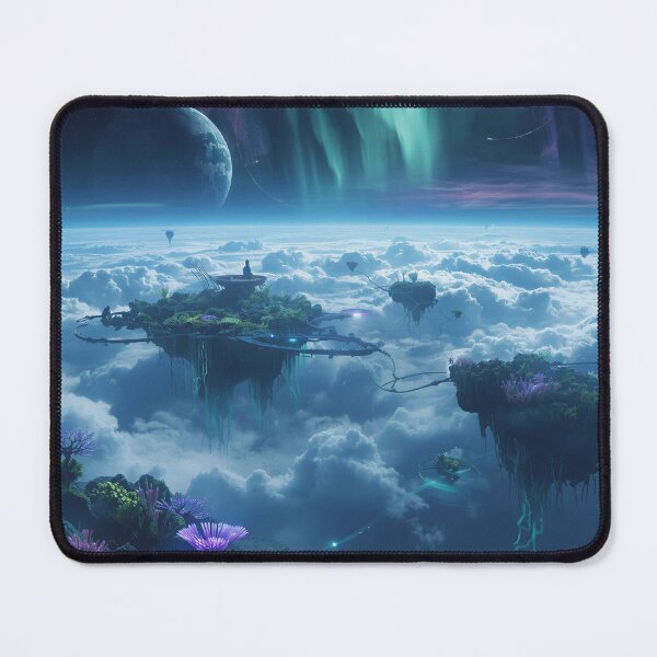 Item preview, Sky Reef Ocean Floating Alien Fantasy Landscape designed and sold by Luminous Wilds.