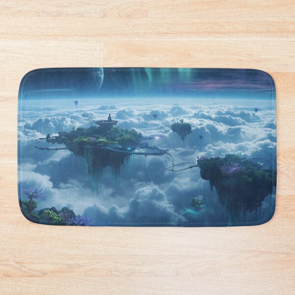 Item preview, Sky Reef Ocean Floating Alien Fantasy Landscape designed and sold by Luminous Wilds.