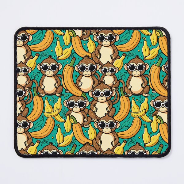 Item preview, chibi monkey pattern sticker designed and sold by krazzyremo.