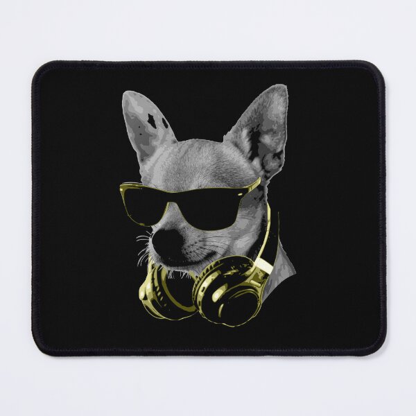 Item preview, Cool Dog in Sunglasses Headphones Pop Art Music designed and sold by marke770.