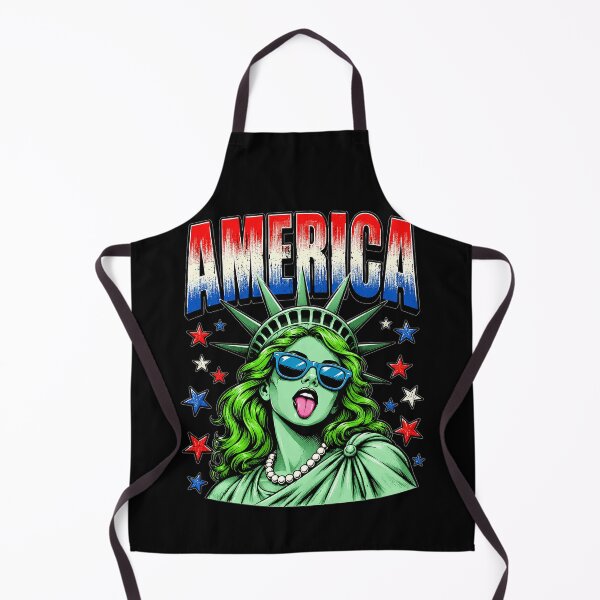 Item preview, Brushstroke Statue of Liberty Blowing 4th of July designed and sold by OlakunleOloroz.
