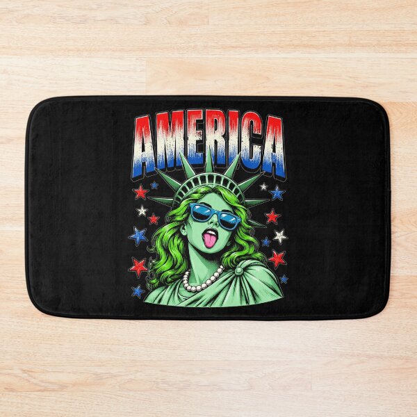 Item preview, Brushstroke Statue of Liberty Blowing 4th of July designed and sold by OlakunleOloroz.
