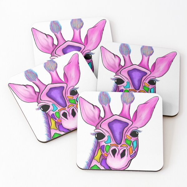 Item preview, Cotton Candy Giraffe Dreams designed and sold by ArtflyStudio.