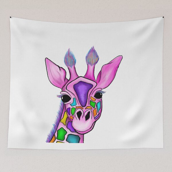 Item preview, Cotton Candy Giraffe Dreams designed and sold by ArtflyStudio.