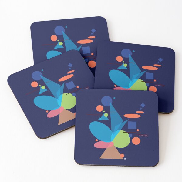 Item preview, Blooming colorful shapes  designed and sold by DalPrint.