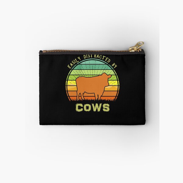 Item preview, Easily Distracted By Cows Retro Sunset Farm designed and sold by marke770.